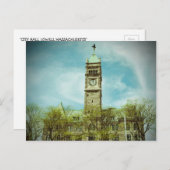 CITY HALL LOWELL MASSACHUSETTS POSTCARD POSTKARTE (Vorne/Hinten)