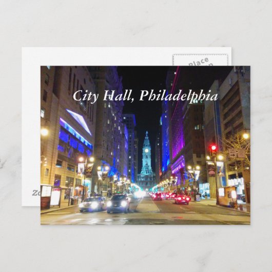 City Hall Postcard Postkarte (Vorne/Hinten)