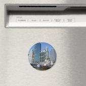 City Harbour Boats Magnet (In Situ (Geschirrspüler))