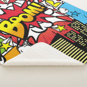 City-Hintergrundmaterial mit Comic Art Spee Sherpadecke (3/4)
