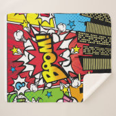 City-Hintergrundmaterial mit Comic Art Spee Sherpadecke (Vorderseite (Horizontal))