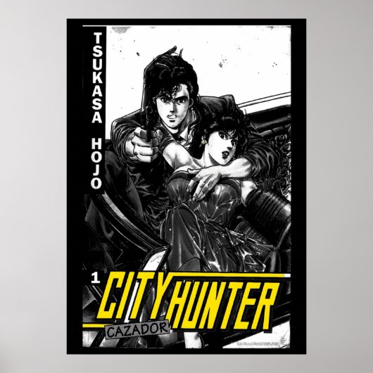 City Hunter Vintag 80er Poster (Vorne)