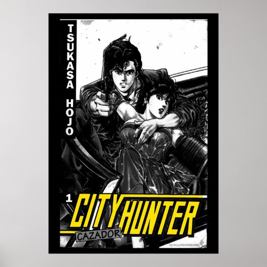 City Hunter Vintag 80er Poster (Vorne)