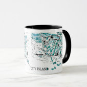 CITY ISLAND graff Tasse (VorderseiteRechts)