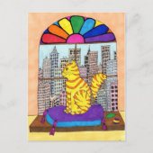 City Kitty Postkarte (Vorderseite)