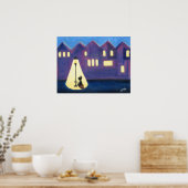 City Kitty Print Poster (Küche)
