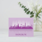 City Landscape Skyline | Bangkok, Thailand Postkarte (Stehend Vorderseite)