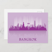 City Landscape Skyline | Bangkok, Thailand Postkarte (Vorne/Hinten)
