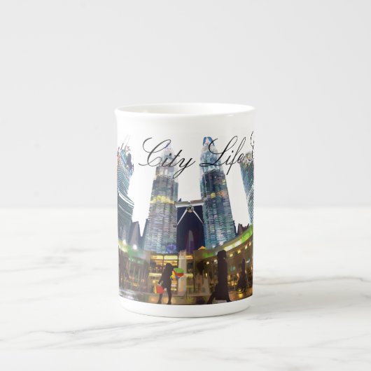 City Life Collection #2, Tasse der Knochen-China (Vorderseite)