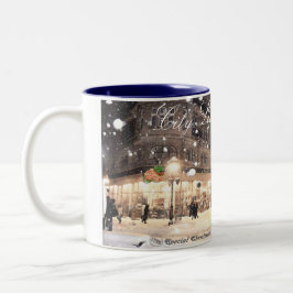 City Life Collection #4, 11 oz Zwei-Tonen-Tasse Zweifarbige Tasse
