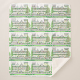 City Life Sherpa Blanket Sherpadecke