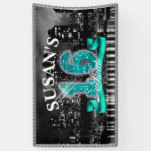 City Lights 16 . Geburtstag Aquamarin ID120 Banner (Vertikal)
