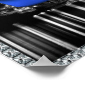 City Lights 16 . Geburtstag Blue ID118 Poster (Ecke)