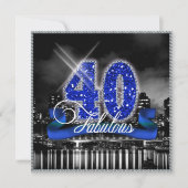 City Lights Fabulous 40 ID191 Einladung (Vorderseite)