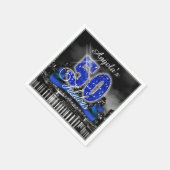 City Lights Fabulous Fifty ID191 Serviette (Ecke)