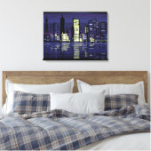 City Lights Leinwanddruck (Insitu (Schlafzimmer))