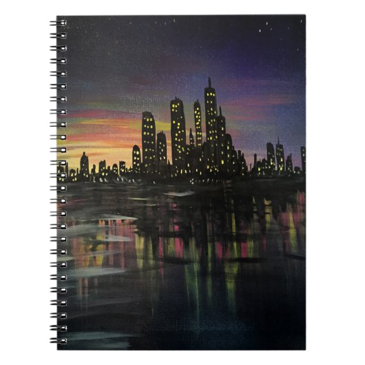 City Lights Notizblock (Vorderseite)