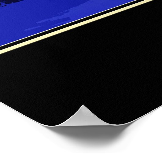 City Lights of the World von Space Satellite Map Poster (Ecke)