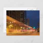 City Lights Postkarte (Vorne/Hinten)