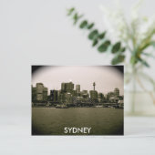 City Lights Postkarte (Stehend Vorderseite)