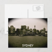 City Lights Postkarte (Vorne/Hinten)