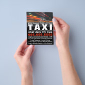 City Lights, Taxi Cab Firm with Price List Flyer (Gruppe)