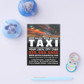 City Lights, Taxi Cab Firm with Price List Flyer (Einzeln)