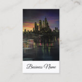 City Lights Visitenkarte (Vorderseite)