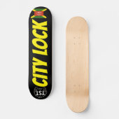 CITY LOCK Skateboard (Vorderseite)