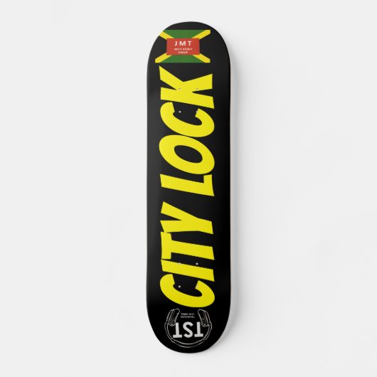 CITY LOCK Skateboard (Vorderseite)