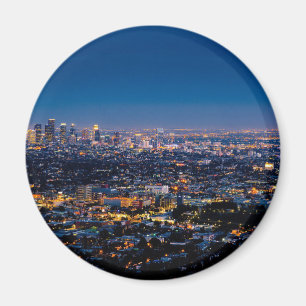 City Los Angeles Cityscape Skyline Downtown Magnet