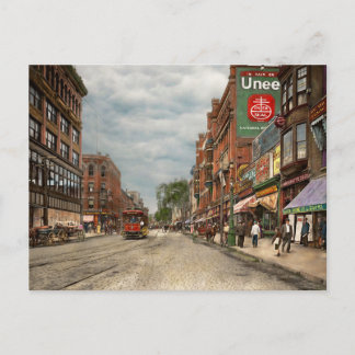 City - Lowell MA - Ein Damm gutes Unternehmen 1908 Postkarte