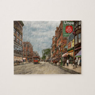 City - Lowell MA - Ein Damm gutes Unternehmen 1908 Puzzle