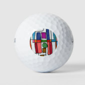"City Map" Abstrakt Art Custom Wilson Golf Balls Golfball (Vorderseite)