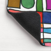 "City Map" Abstraktes Design Mousepad (Ecke)