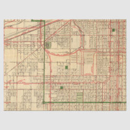 City Map Design 1 Seidenpapier