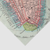 City Map Design 4 Seidenpapier (Detail)