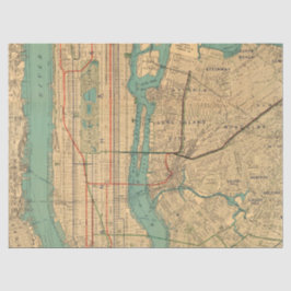 City Map Design 5 Seidenpapier