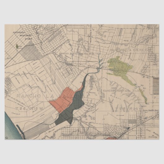 City Map Design 7 Seidenpapier (Vorderseite)