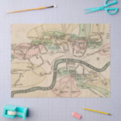 City Map Design 8 Seidenpapier (Basteln)