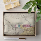 City Map Design 9 Seidenpapier (Geschenk)