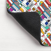 "City Map" gepflastertes abstraktes Design Mousepa Mousepad (Ecke)