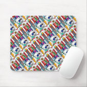 "City Map" gepflastertes abstraktes Design Mousepa Mousepad (Mit Mouse)