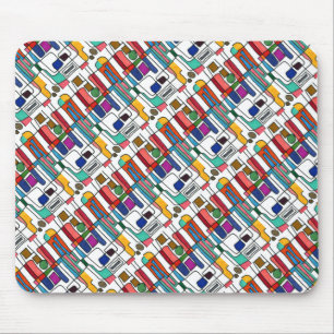 "City Map" gepflastertes abstraktes Design Mousepa Mousepad