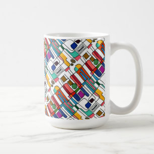 "City Map" gepflegte abstrakte Design-Tasse Kaffeetasse