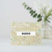 CITY MAP POSTCARDS Filme in Madrid Postkarte (Stehend Vorderseite)