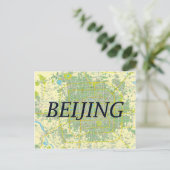 CITY MAP POSTCARDS filmen in Beijing Postkarte (Stehend Vorderseite)