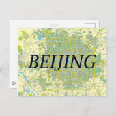 CITY MAP POSTCARDS filmen in Beijing Postkarte (Vorne/Hinten)