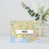 CITY MAP POSTCARDS FILO Oslo Postkarte (Stehend Vorderseite)