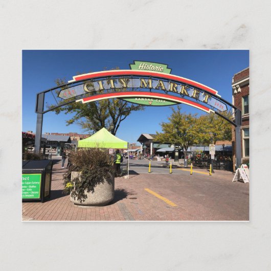 City Market in Kansas City Postkarte (Vorderseite)